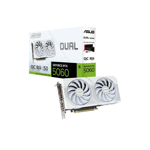 ASUS GeForce RTX 5060 Dual OC 8GB GDDR7 Graphics Card